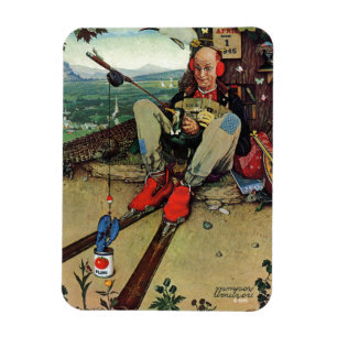 April dumbom, 1945 magnet
