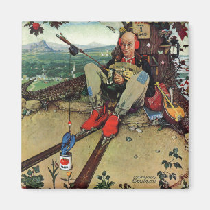 April dumbom, 1945 magnet