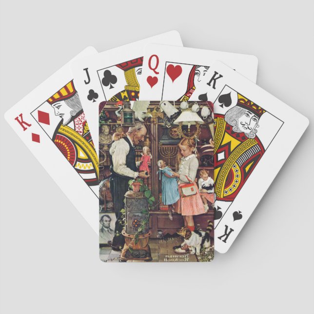 April dumbom, 1948 kortlek (Baksidan)