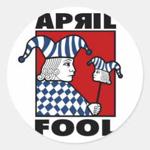 April dumbommar runt klistermärke