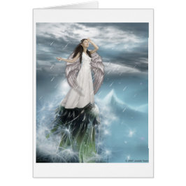 April duschar hälsningskort