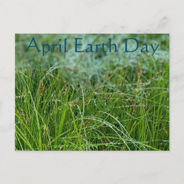 April Earth Day Vykort (Framsida)