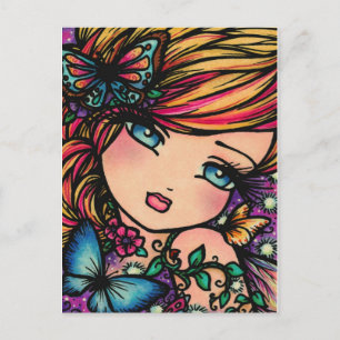 April Fairy Postcard Vykort