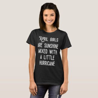 April flickor är det blandade solskenet tröja