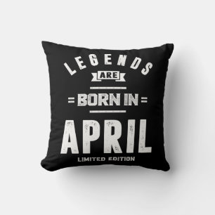 April födelsedag: "Gift-legender" föds i april Kudde