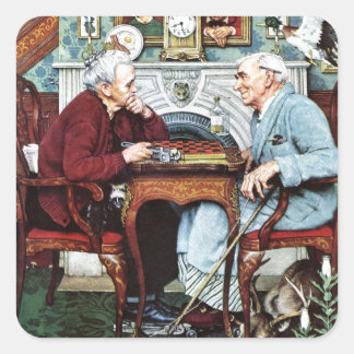 April Fool, 1943 Fyrkantigt Klistermärke