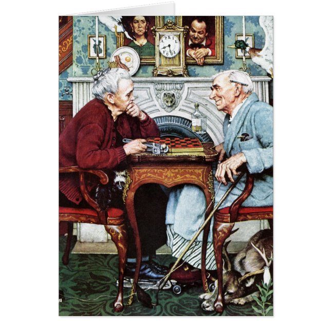 April Fool, 1943 Hälsningskort (Framsidan)