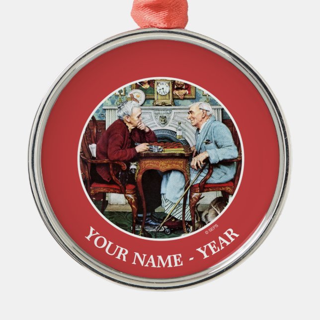 April Fool, 1943 Julgransprydnad Metall (Framsidan)