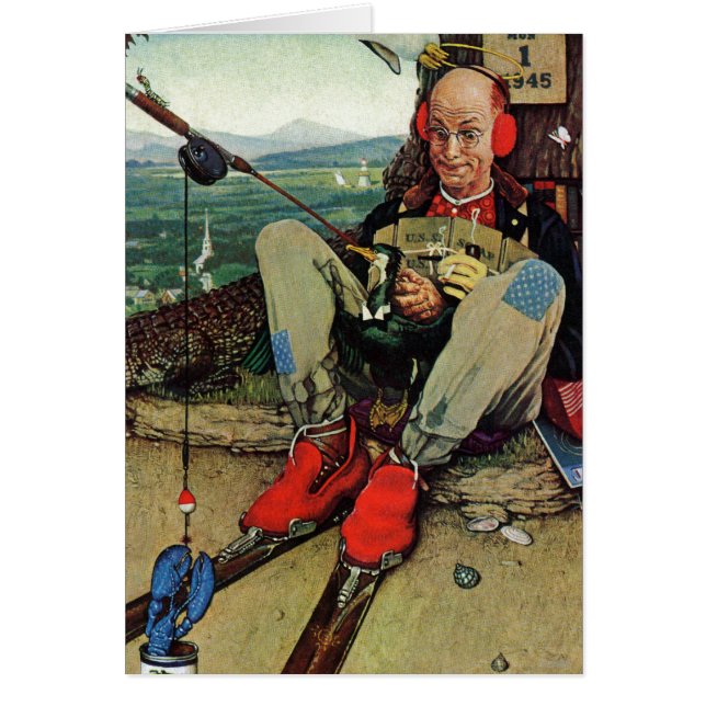 April Fool, 1945 Hälsningskort (Framsidan)