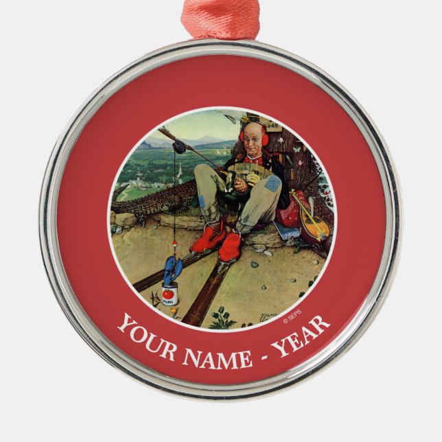 April Fool, 1945 Julgransprydnad Metall (Framsidan)