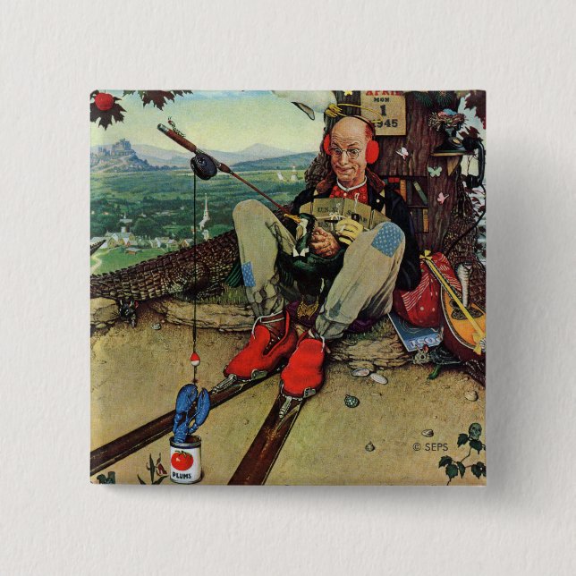 April Fool, 1945 Knapp (Framsida)