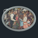 April Fool, 1948<br><div class="desc">Konstnär: Norman Rockwell | Den sista i en serie av tre som Norman Rockwell målat till heder för April Fools Day. Det här är mer än en liten flicka på en antikaffär. Kan du hitta de många komiska felen i bilden?</div>