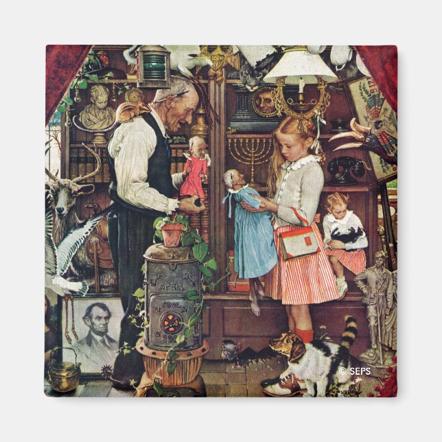 April Fool, 1948 Magnet (Framsidan)