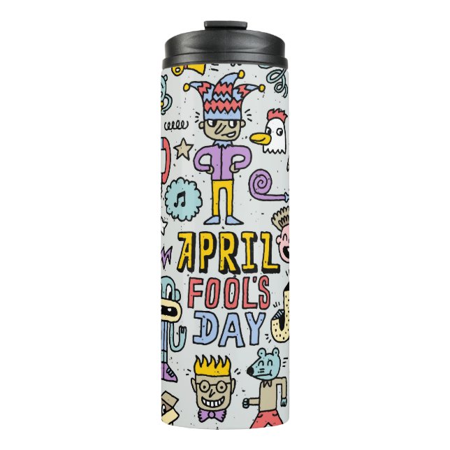 April Fools: Colorful Doodle Set. (Framsida)