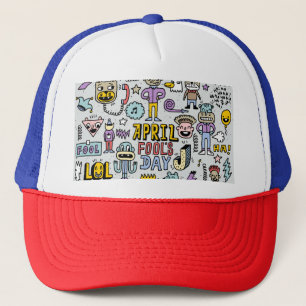 April Fools: Colorful Doodle Set. Keps