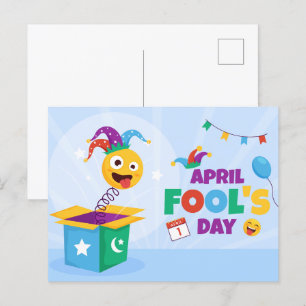 April Fools dag Helg Vykort