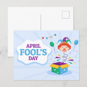 April Fools dag Helg Vykort