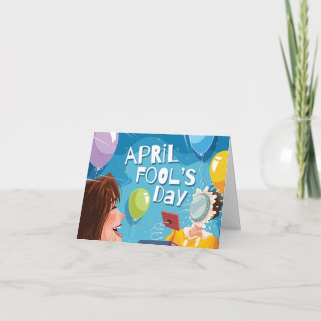 April Fools dag Helgkort (Framsida)