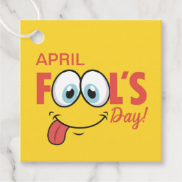 April Fools dag Lycklig Funny Ansikte | HELGDAGAR Gåvor Etiketter