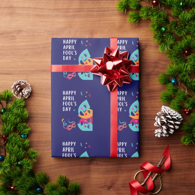April Fools dag Papper Plate Presentpapper (Julgåva)