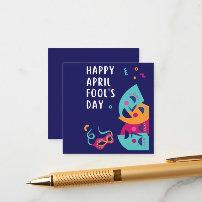April Fools dag Papper Plate Tilläggskort (Fram/Back In Situ)