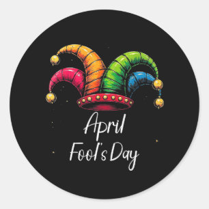 April Fools dag Runt Klistermärke