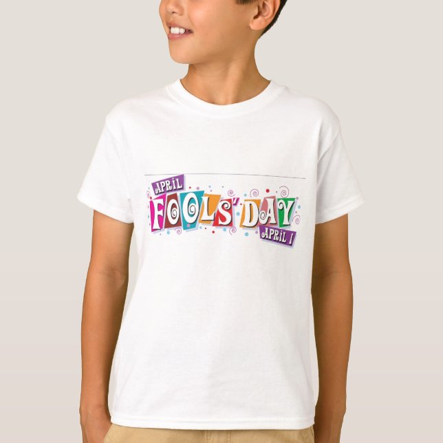 April Fools dag T-shirt (Framsida)