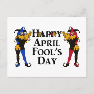 April Fools dag Vykort