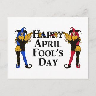April Fools dag Vykort