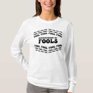 APRIL FOOLS DAGLIG-OMKORTAD AV Foler, LUNT, Sarcas T Shirt