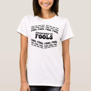 APRIL FOOLS DAGLIG-OMKORTAD AV Foler, LUNT, Sarcas T Shirt