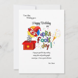 April Fools Day Card