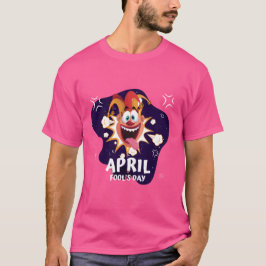 April Fool's Day Clown - Finny Rosa T-Shirt