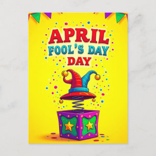 April Fools Day Helg Vykort