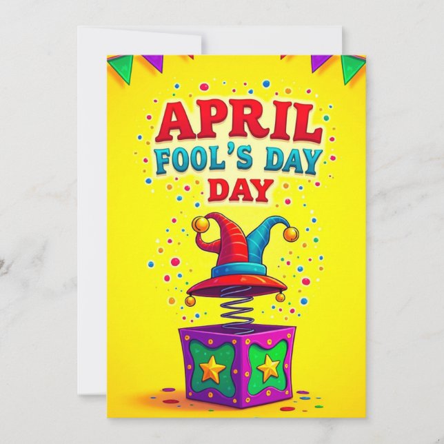 April Fools Day Julkort (Framsida)