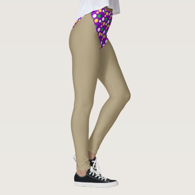 April Fools Day Leggings Polka Dot Grund (Höger)