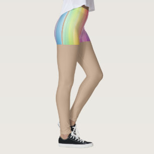 April Fools Day Leggings Rainbow Grund