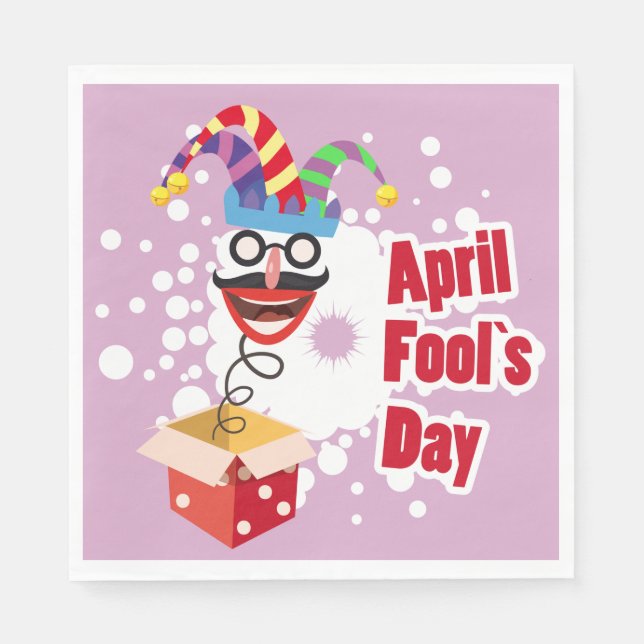 April Fools Day Pappersservett (Framsidan)