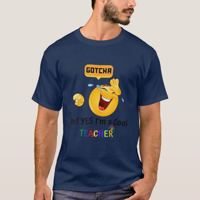 April Fools Day Skojja Lärare T Shirt (Framsida)