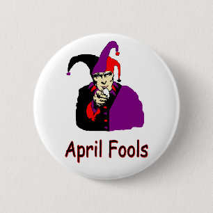 April Fools-knapp Knapp