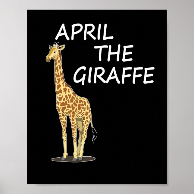 April Giraffe Poster (Framsidan)