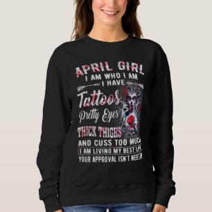 April Girl jag är som jag har åtaloos Söt Öga T Shirt