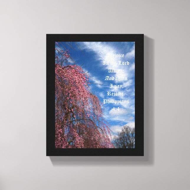 April Himlar med Filippinerna 4:4 Canvastryck (Framsida)