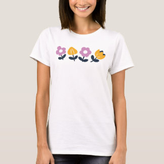 April Hugs and Blöt Noses - Blommigt Part T Shirt