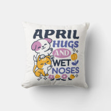 April Hugs and Blöt Noses - Cute Hund and Cat Art