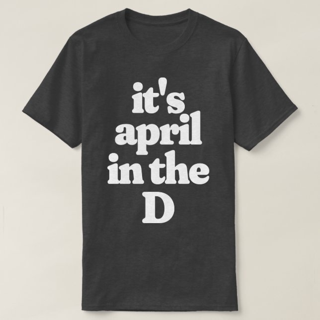 April i år D T Shirt (Design framsida)