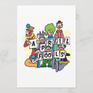 April-idioter Inbjudningar