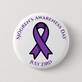 April is Sjögren's Awareness Day | Purple Ribbon Knapp
