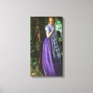 April Kärlek (av Arthur Hughes) Canvastryck