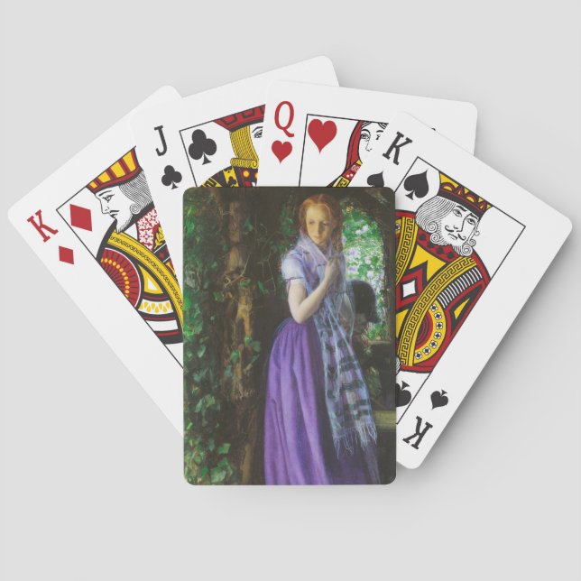 April Kärlek (av Arthur Hughes) Casinokort (Baksidan)